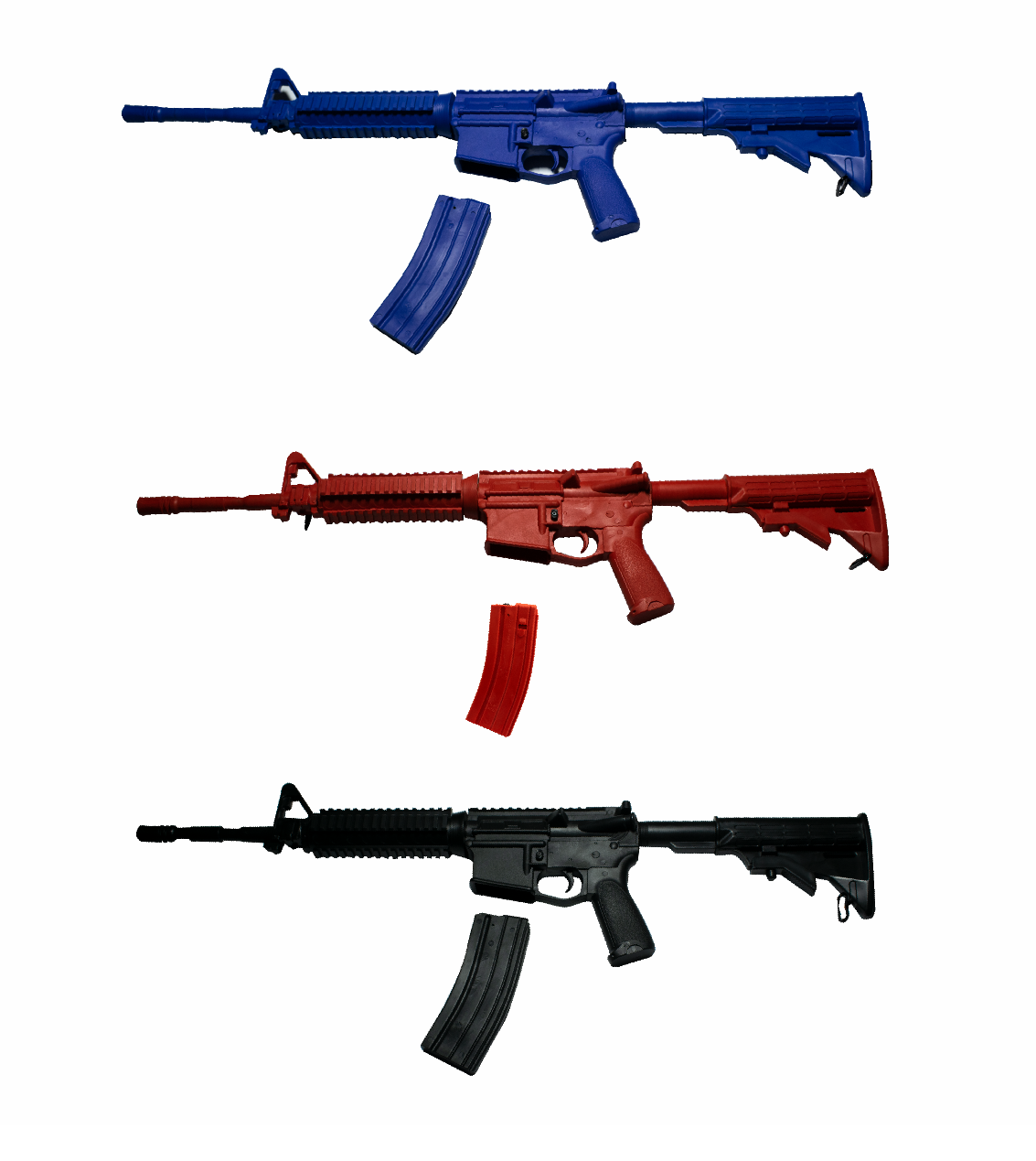 AR-15  CON CULATA  EXTENDIDA  FIJA  DE CARGADOR REMOVIBLE