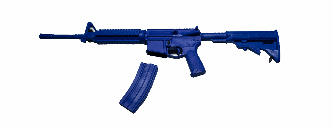 AR-15  CON CULATA  EXTENDIDA  FIJA  DE CARGADOR REMOVIBLE