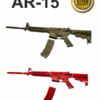AR-15 PARTES 100% REMOVIBLES INTERCAMBIABLES CON PARTES DE REALES