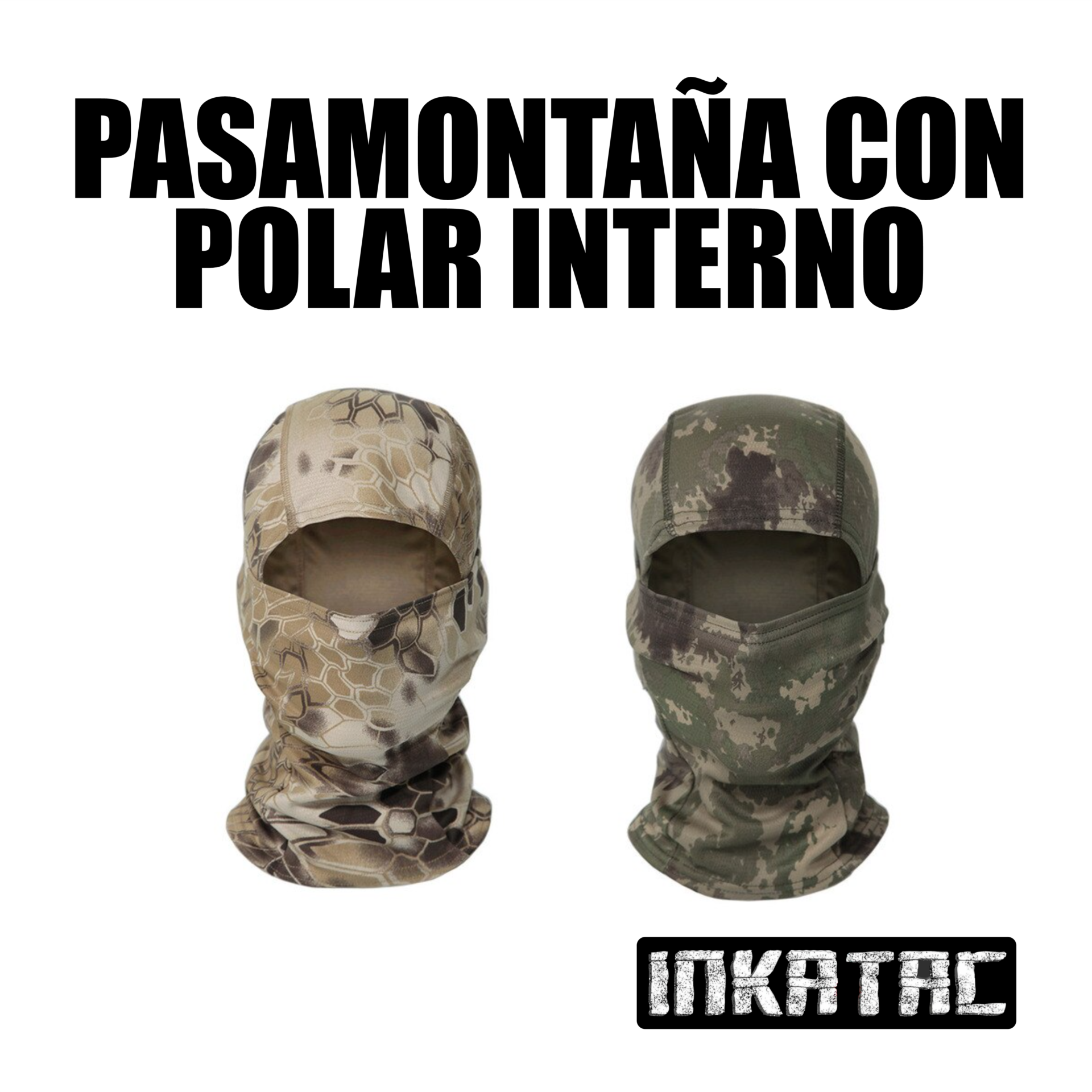 PASAMONTAÑA  CON  POLAR  INTERNO