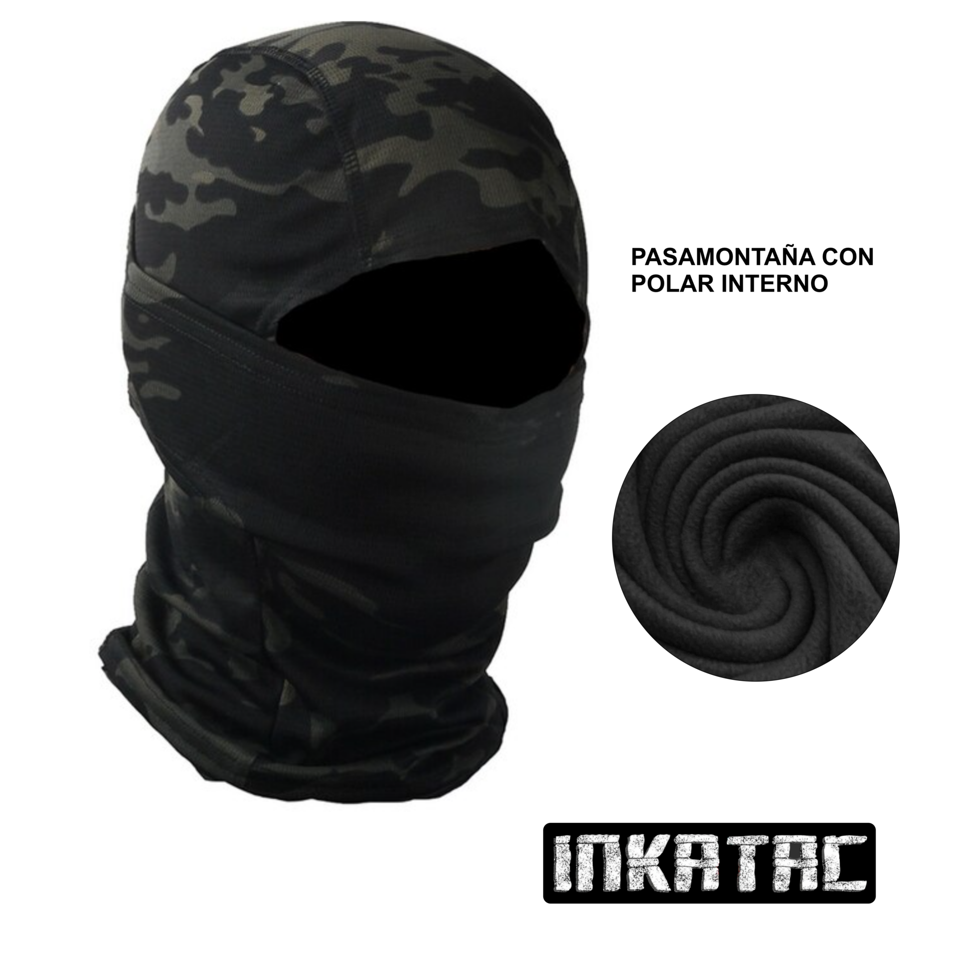 PASAMONTAÑA  CON  POLAR  INTERNO