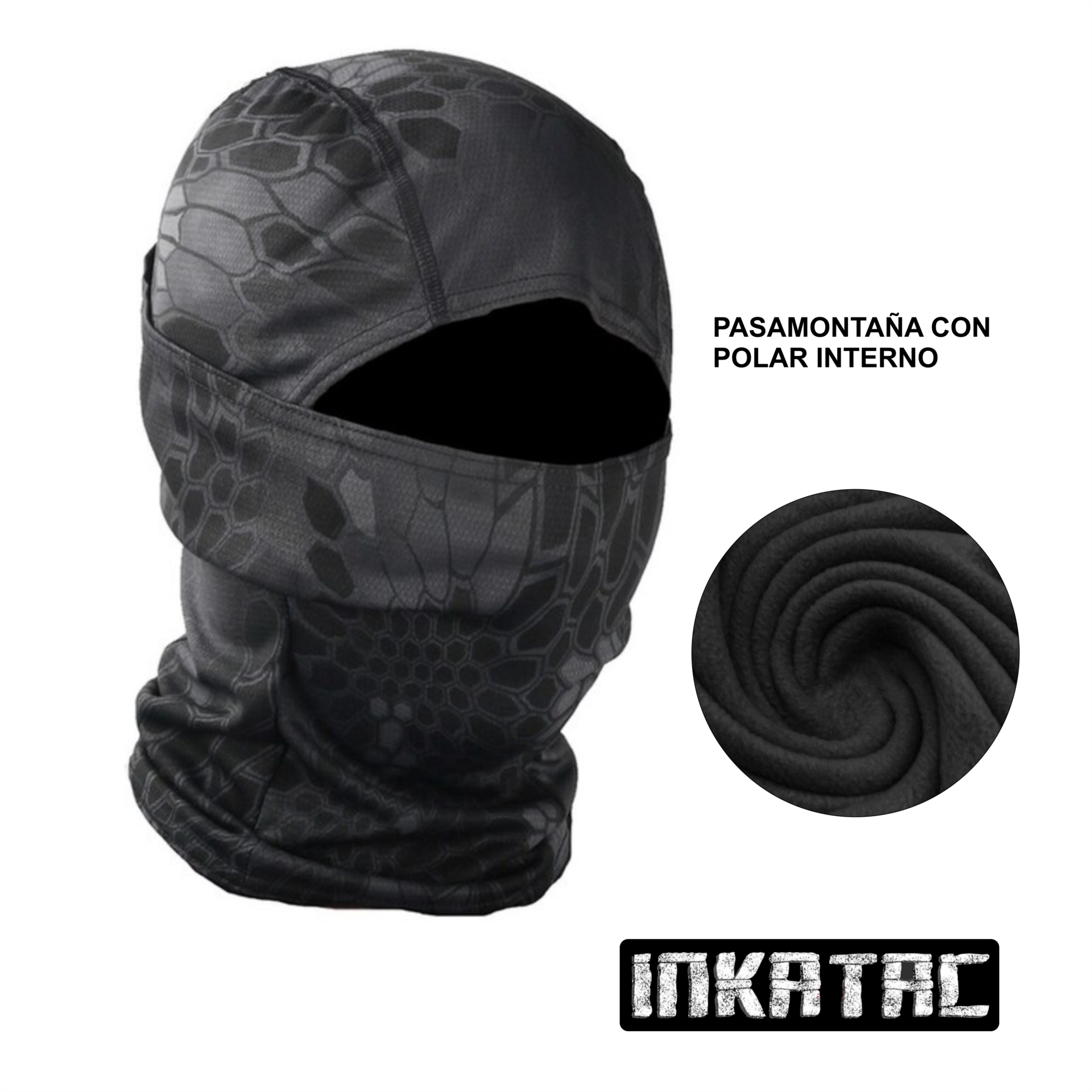 PASAMONTAÑA  CON  POLAR  INTERNO