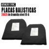 Placas Balísticas de Aramida Nivel IIIA